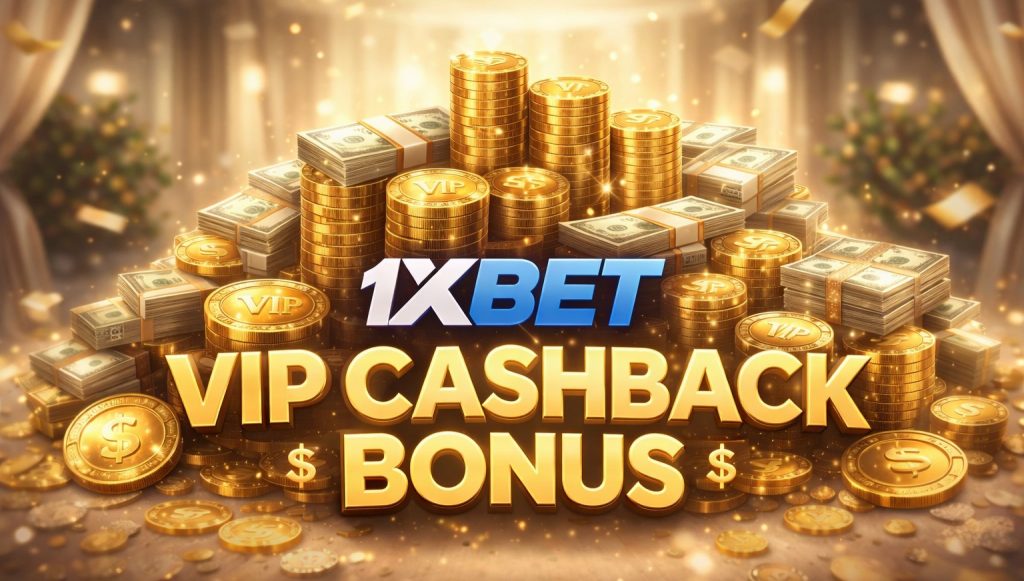 1xBet VIP Cashback bonus